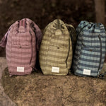 Convertible Diaper Bag - Thistle Stripe