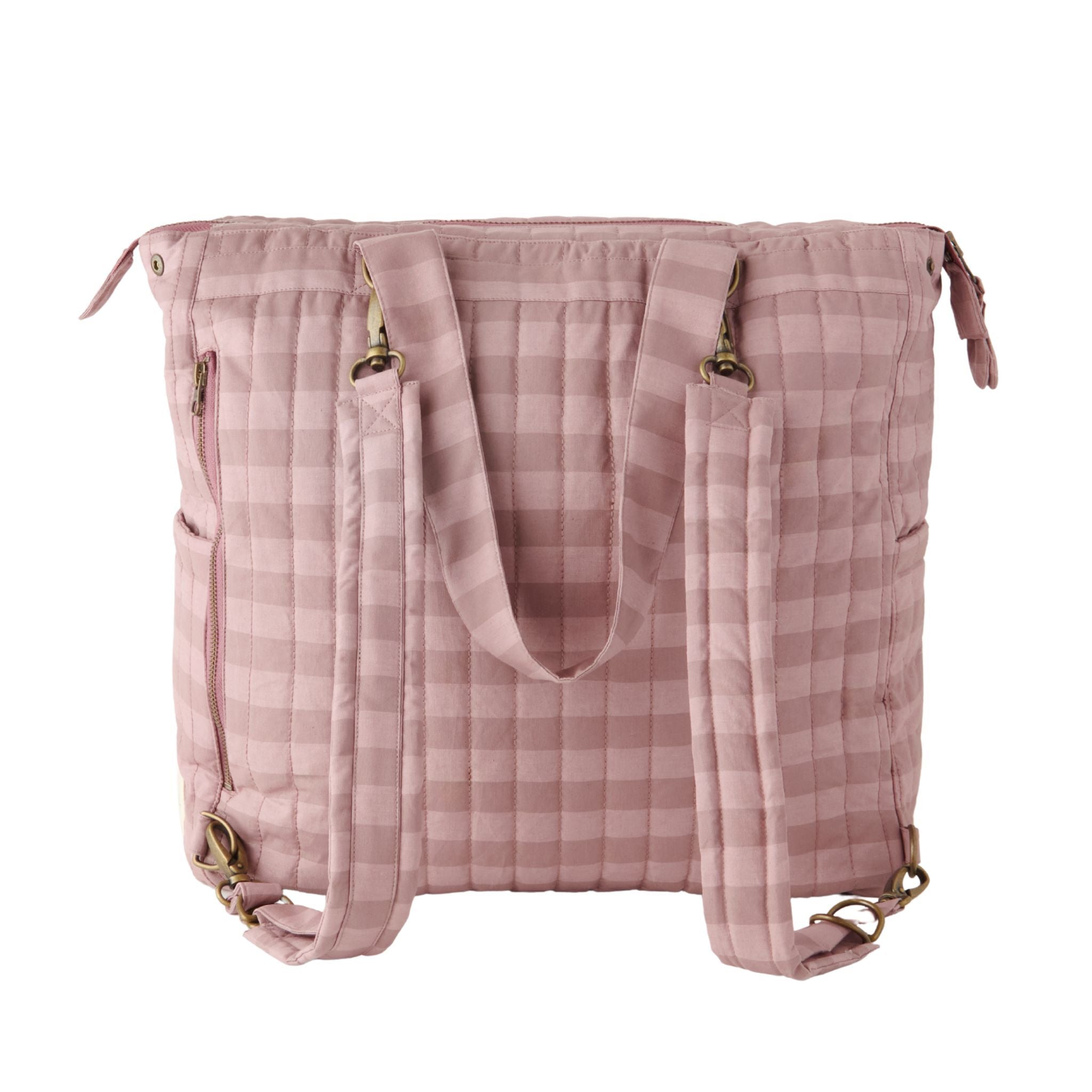 Convertible Diaper Bag - Thistle Stripe