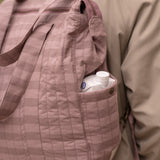 Convertible Diaper Bag - Thistle Stripe