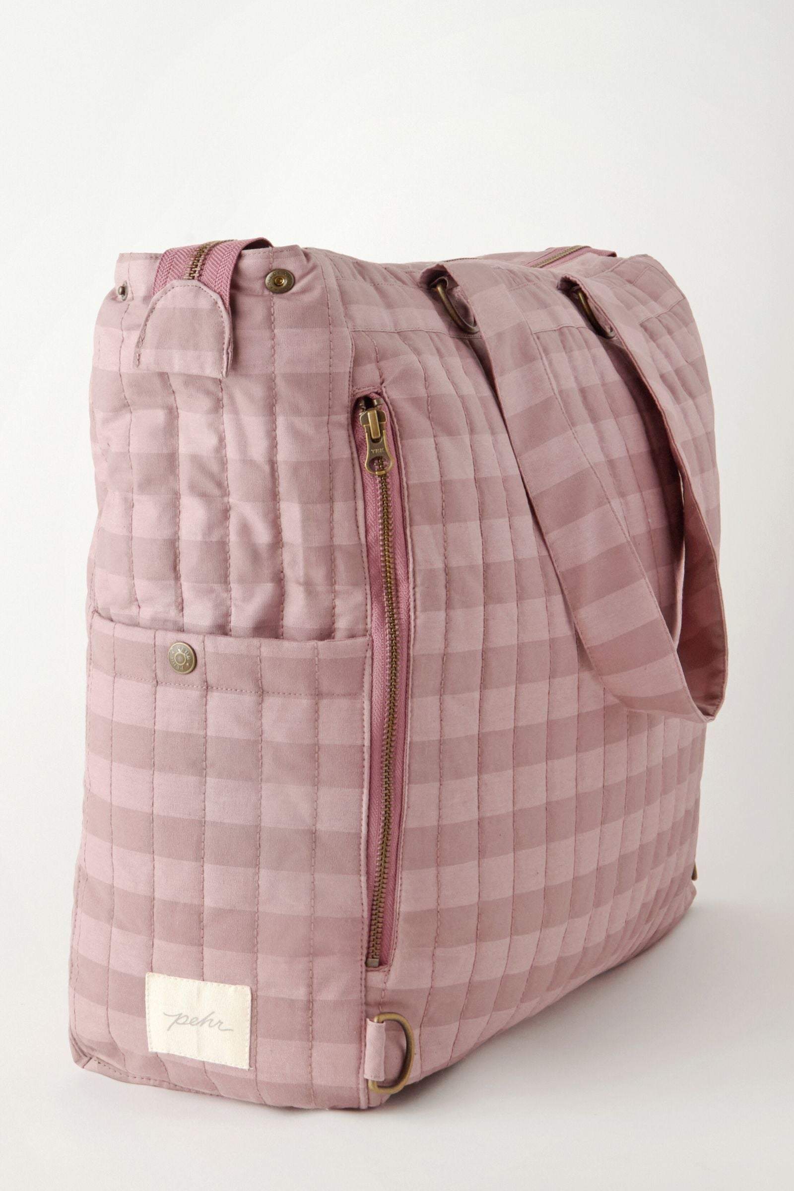 Convertible Diaper Bag - Thistle Stripe