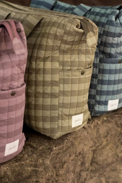 Convertible Diaper Bag - Thistle Stripe