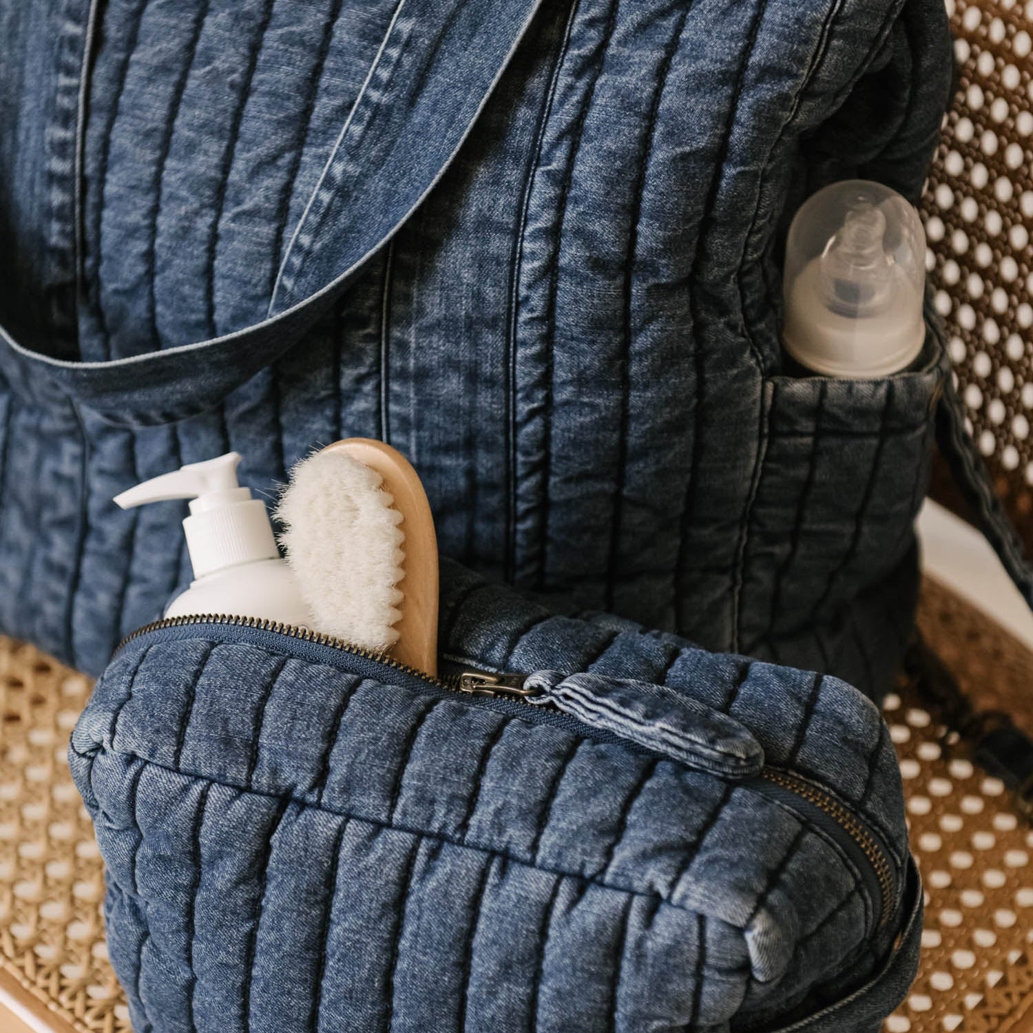 Denim Pouch - Vintage Wash