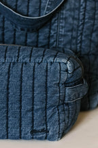 denim pouch vintage wash