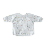 Water-Repellent Baby Smock - Crawling Critters Blue