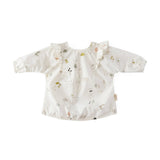 Water-Repellent Ruffle Baby Smock - Magical Forest