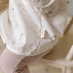 Water-Repellent Ruffle Baby Smock - Magical Forest