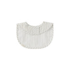 baby water repellent everyday essential baby bib stripes away pebble grey