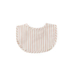 Water-Repellent Everyday Essential Baby Bib - Stripes Away Rose Pink