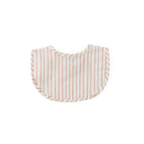 Water-Repellent Everyday Essential Baby Bib - Stripes Away Rose Pink