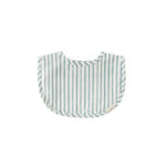 Water-Repellent Everyday Essential Baby Bib - Stripes Away Sea