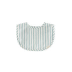 baby water repellent everyday essential baby bib stripes away sea in blues pattern