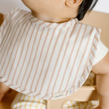 Water-Repellent Everyday Essential Baby Bib - Stripes Away Sea