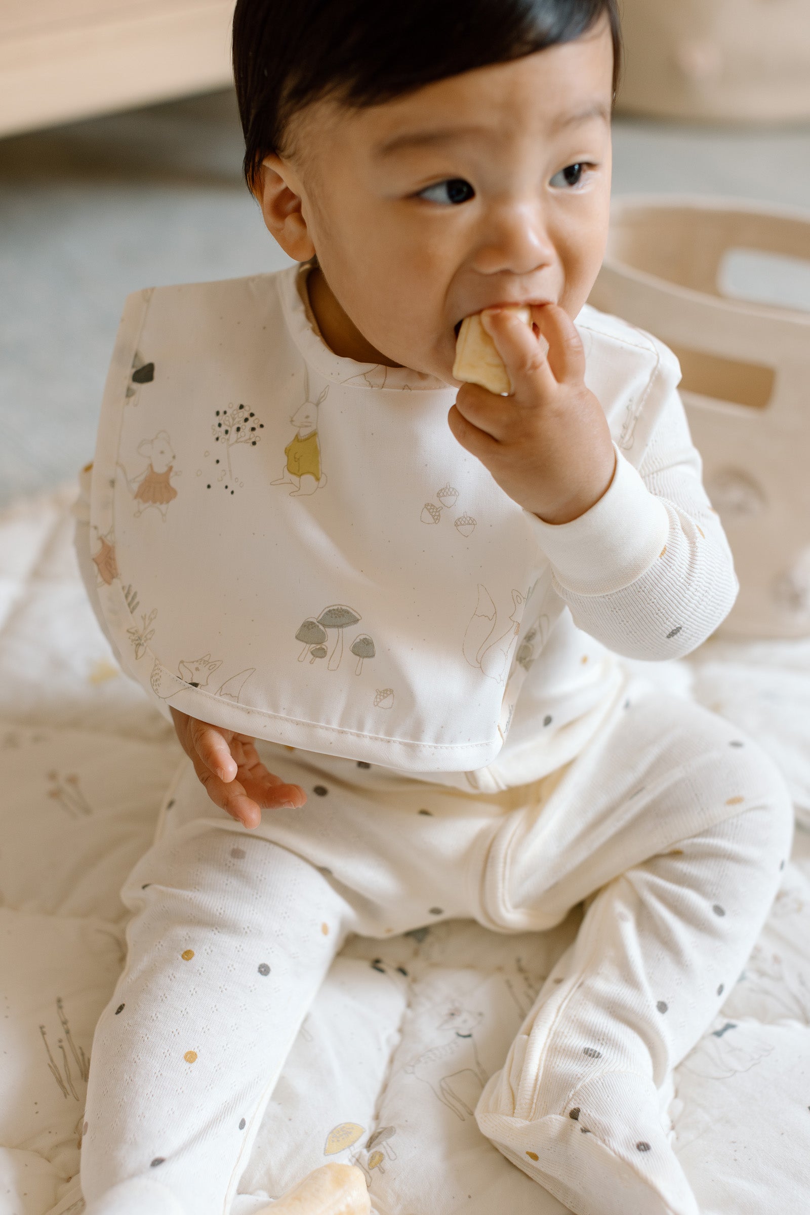 Water-Repellent Everyday Essential Baby Bib - Magical Forest