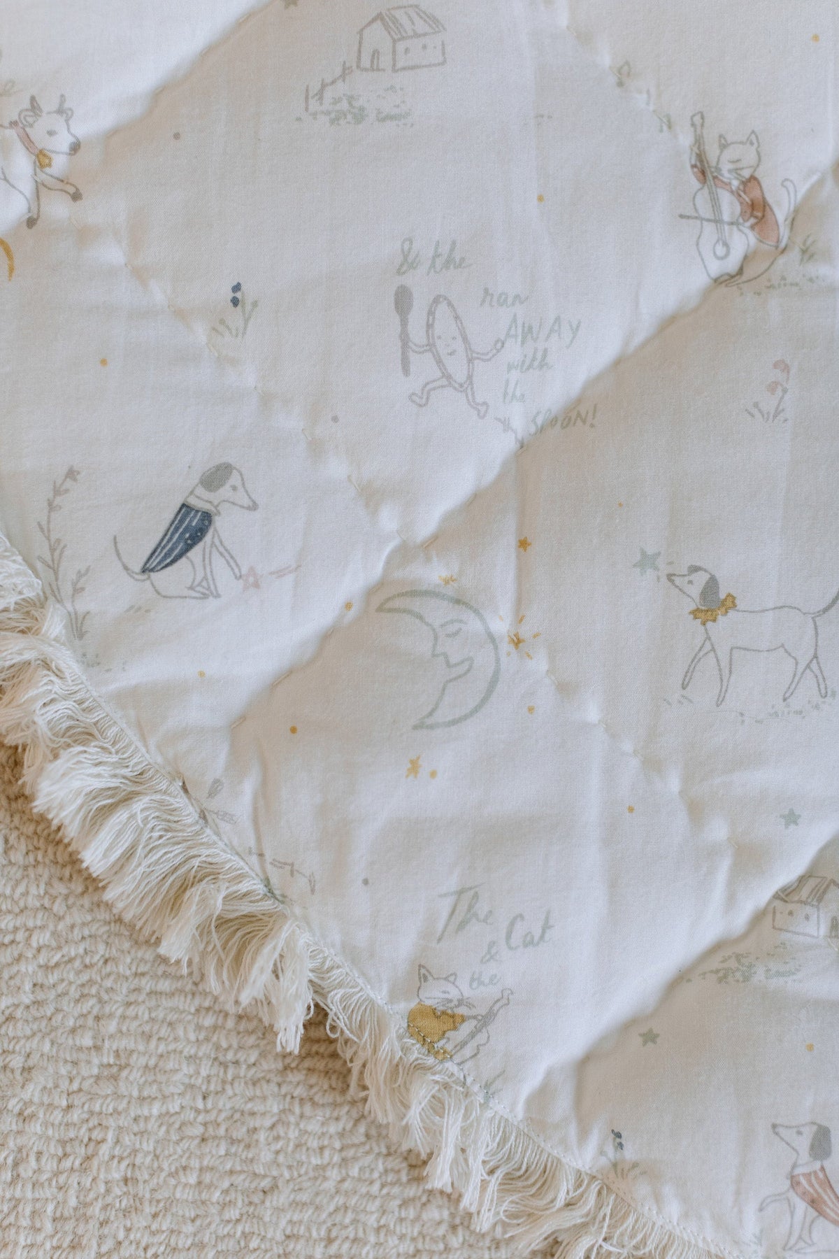 baby play mat over the moon
