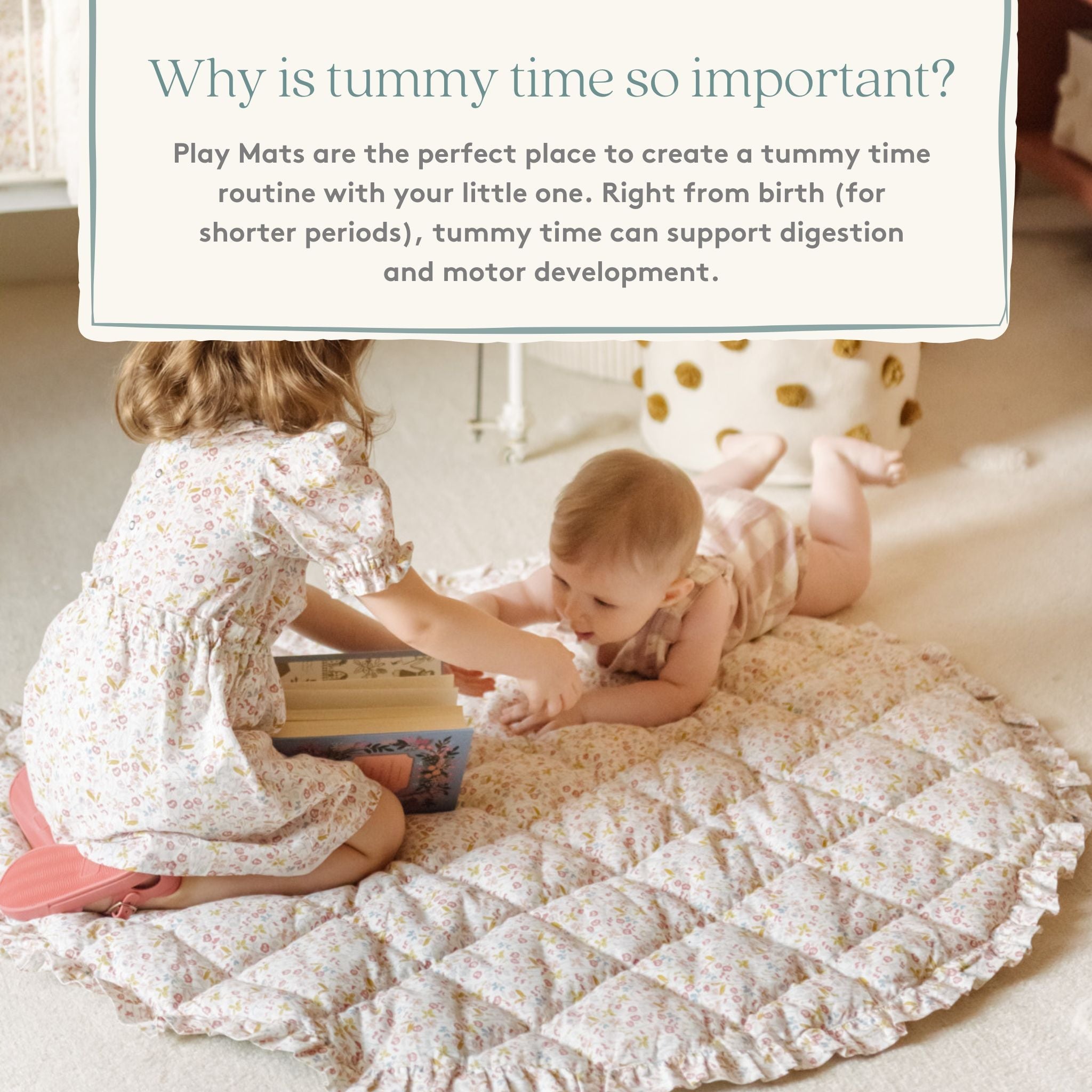 Baby Play Mat - Flower Patch