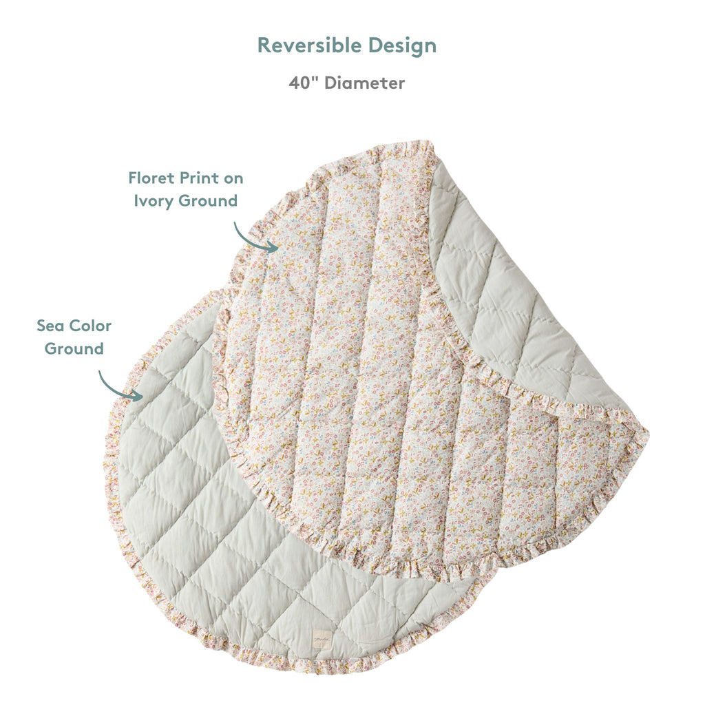 baby play mat floret