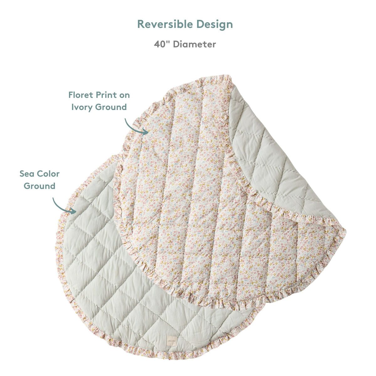 baby play mat floret