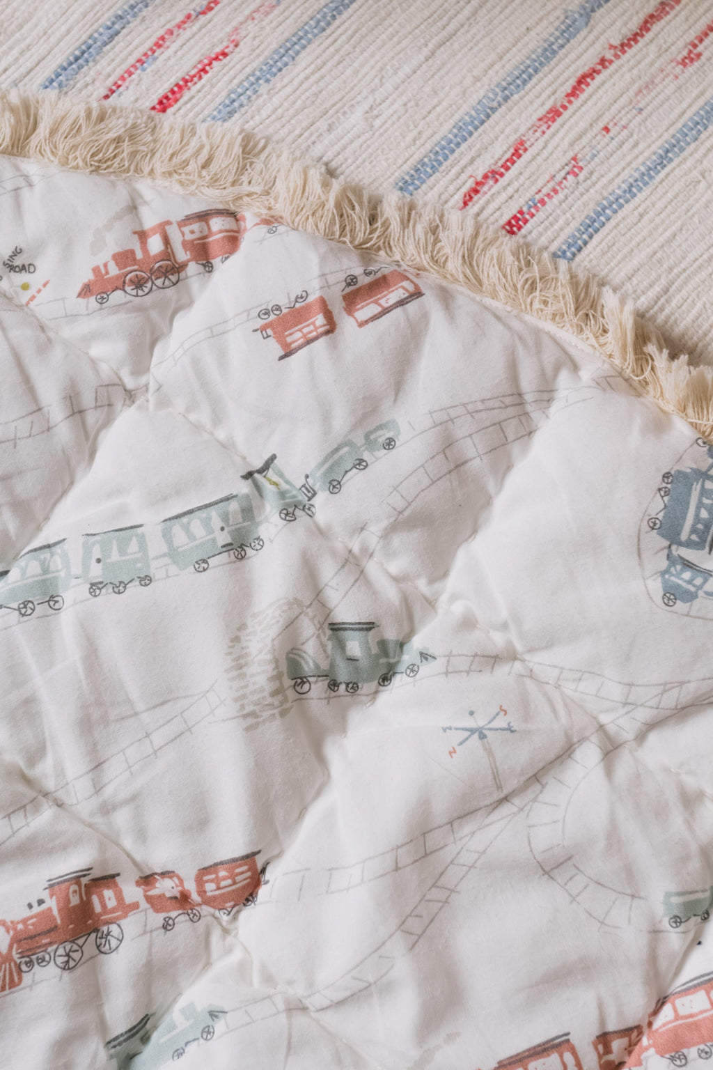 baby play mat locomotive