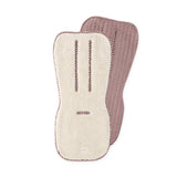 Reversible Stroller Insert - Gingham Mulberry/Sherpa