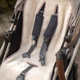 Reversible Stroller Insert - Gingham Mulberry/Sherpa