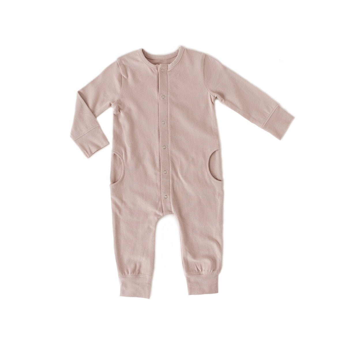 baby essentials romper pale pink in pinks pattern