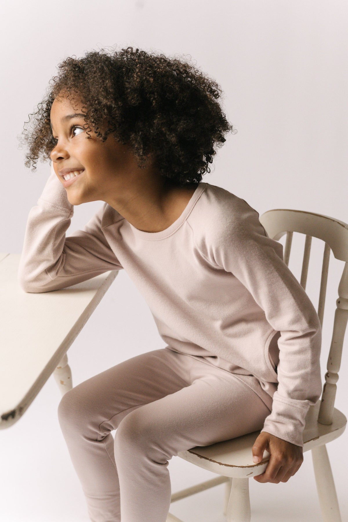 kids essentials top pale pink