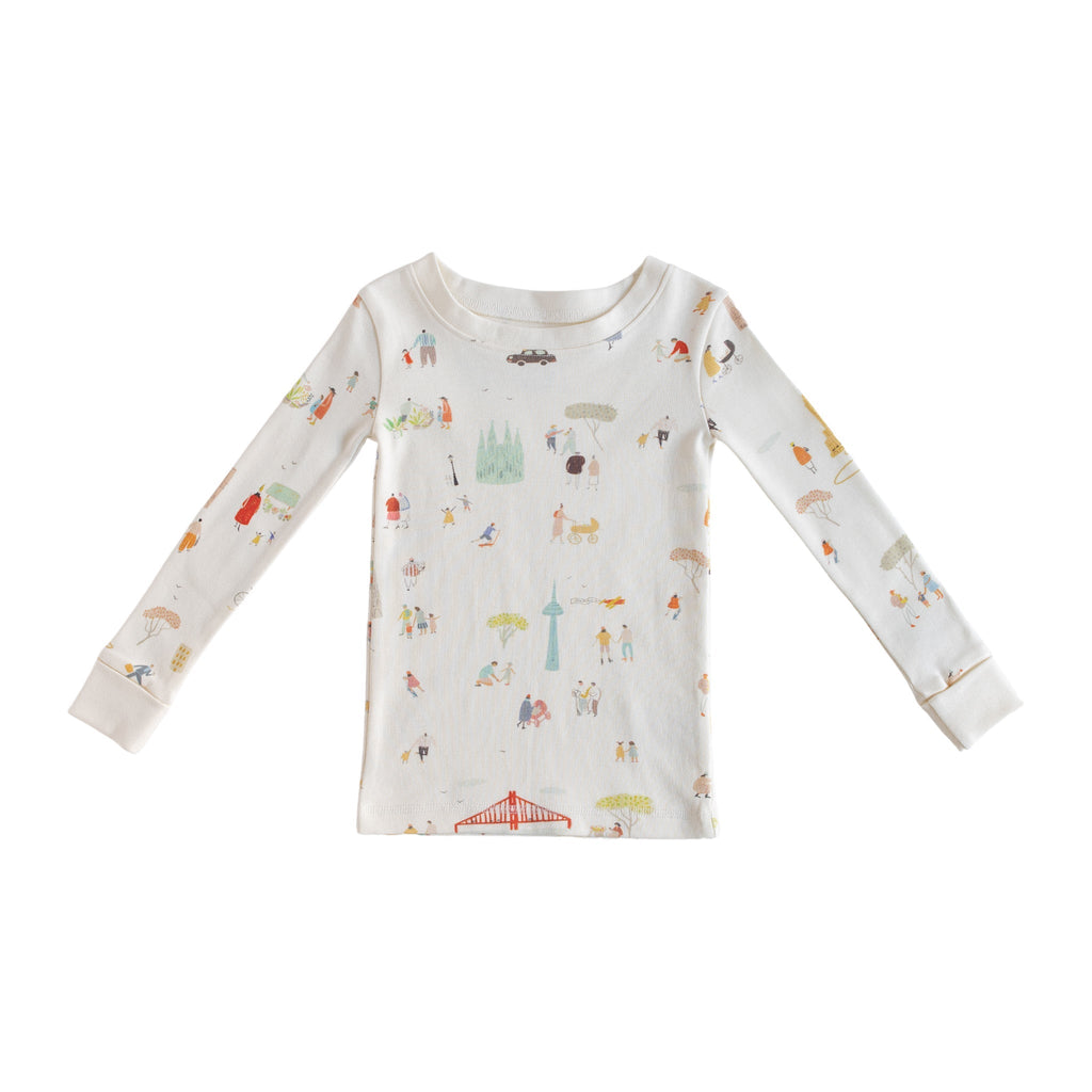 toddler ribbed toddler pajama explore the world