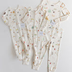 Ribbed Baby Footless Sleeper - Explore the World