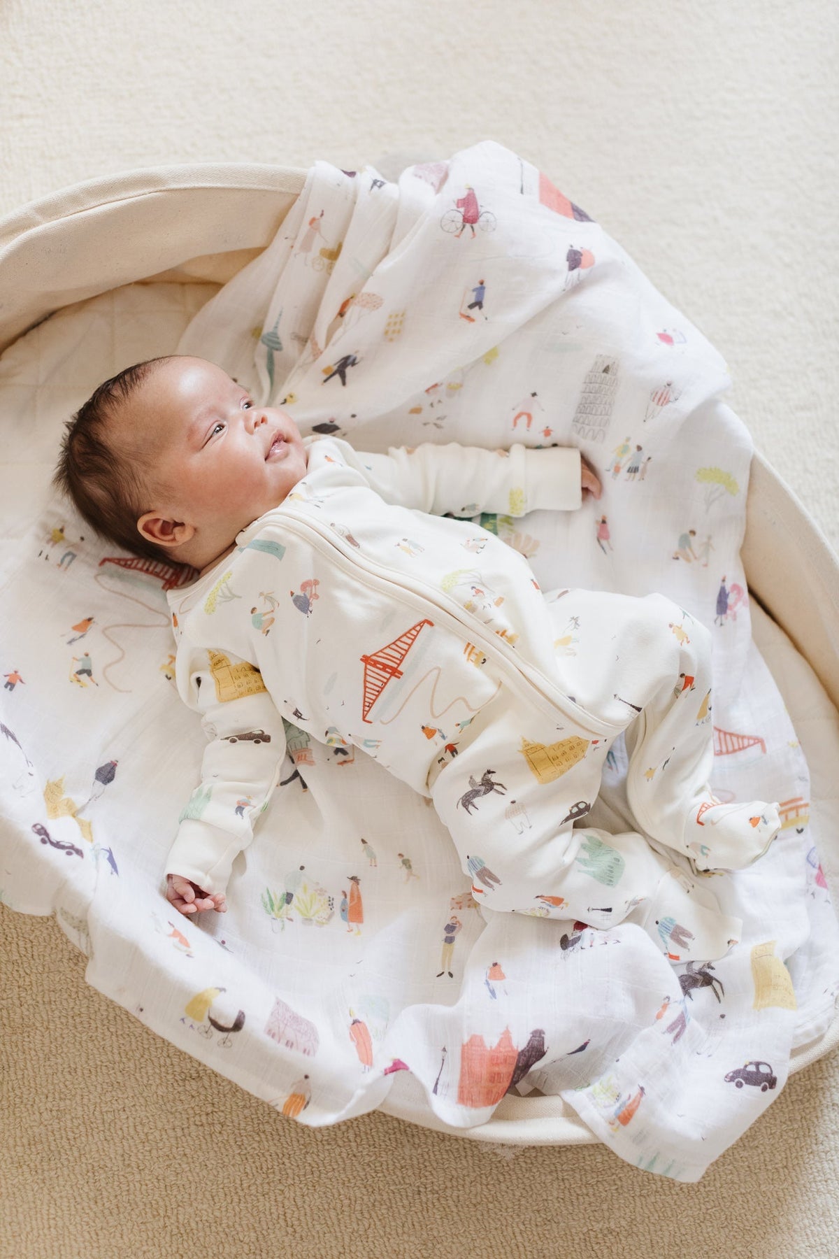 organic cotton muslin swaddle explore the world