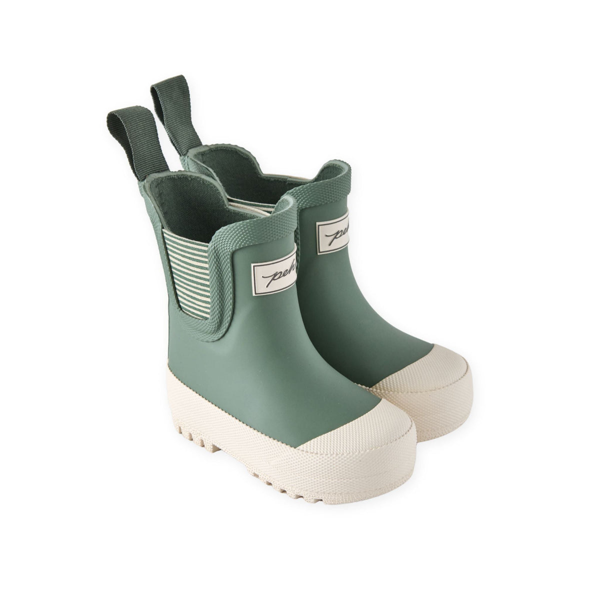 voyageur boot maritime in greens pattern