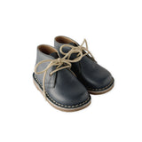 Leather Desert Boot - Indigo