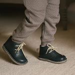 Leather Desert Boot - Indigo