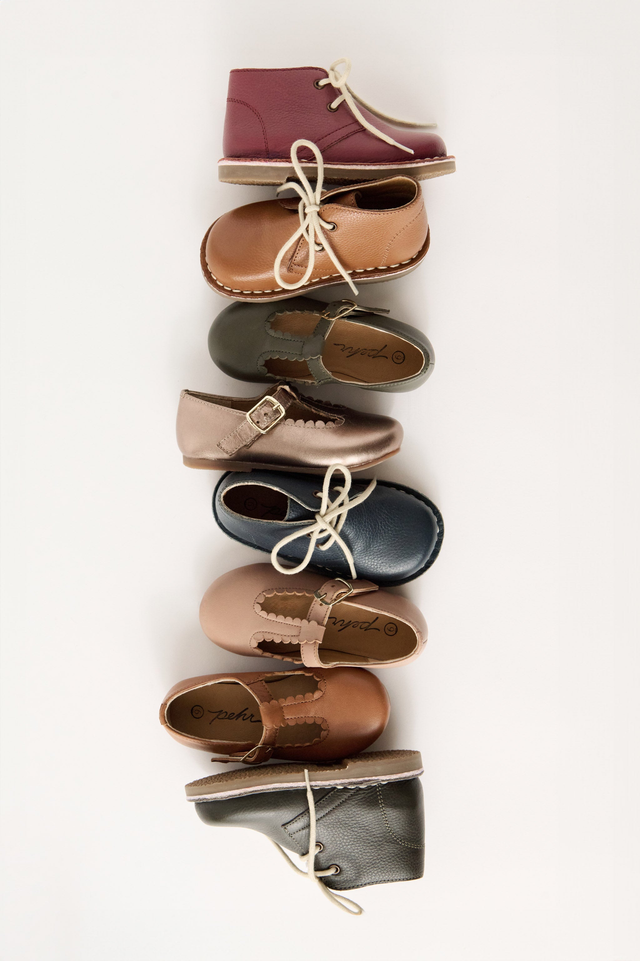 Leather Desert Boot - Indigo