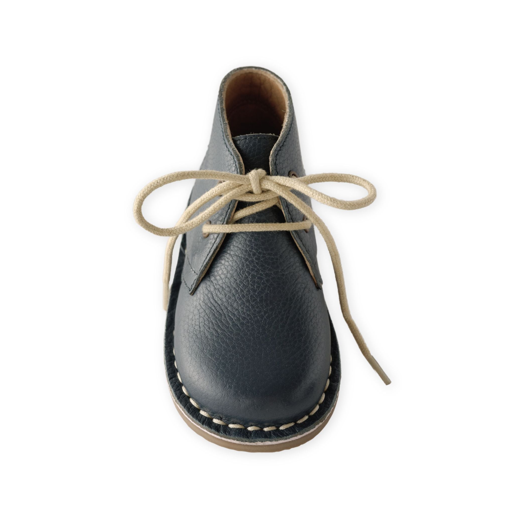 Leather Desert Boot - Indigo