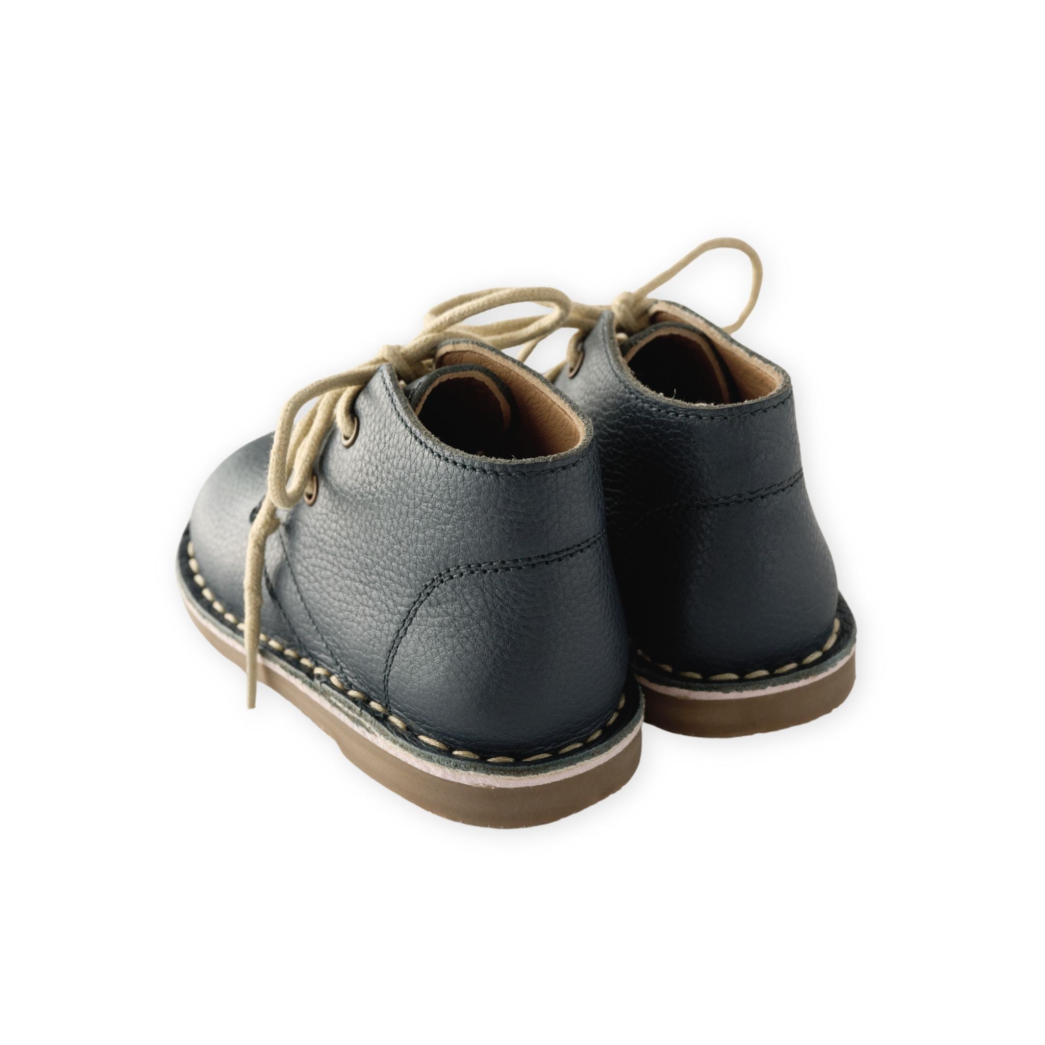 Leather Desert Boot - Indigo