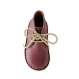Leather Desert Boot - Mulberry