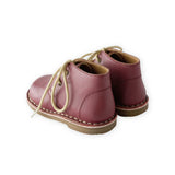 Leather Desert Boot - Mulberry