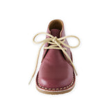 Leather Desert Boot - Mulberry