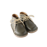 Leather Desert Boot - Olive