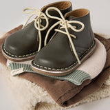 Leather Desert Boot - Olive