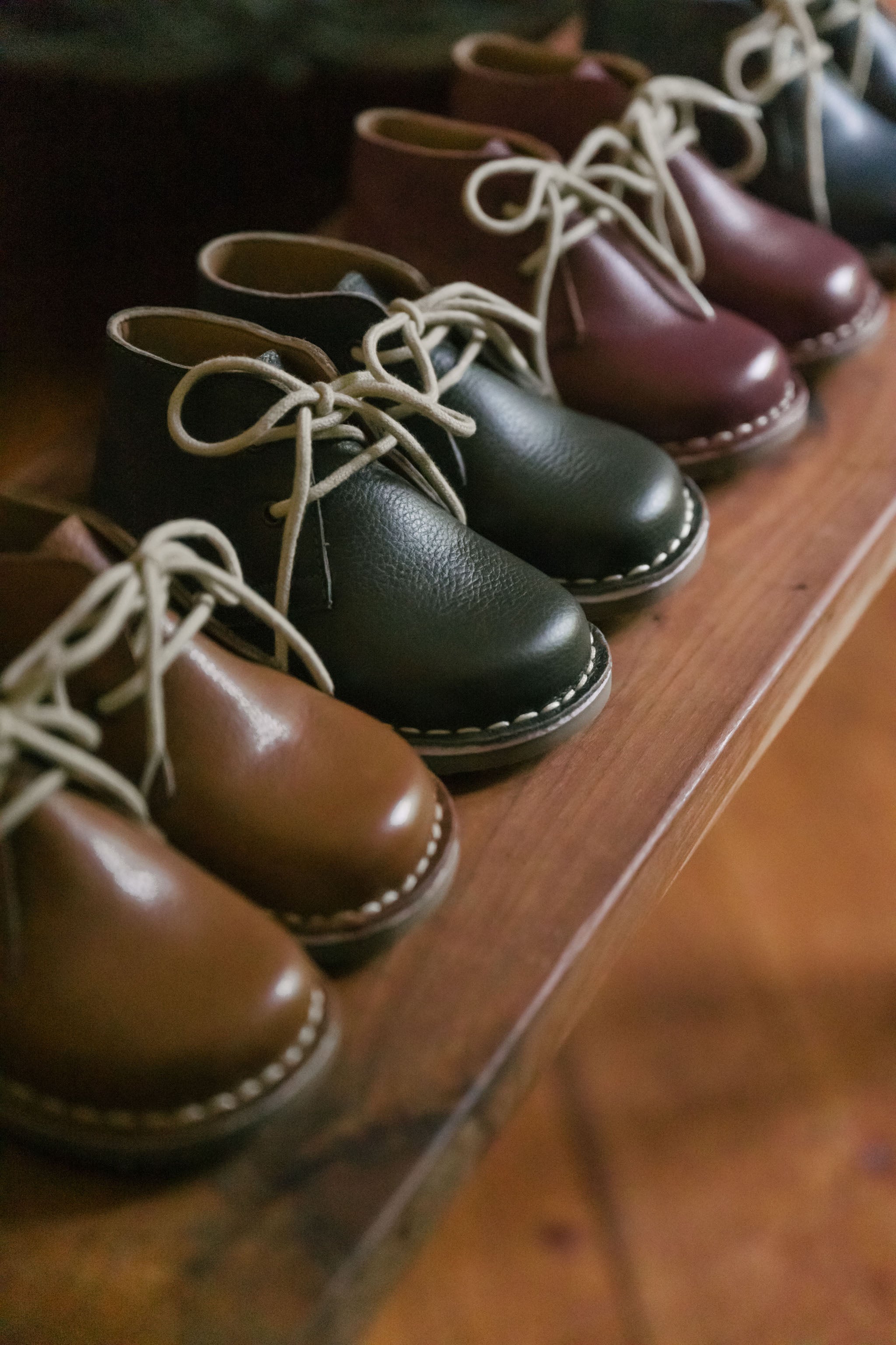 Leather Desert Boot - Olive