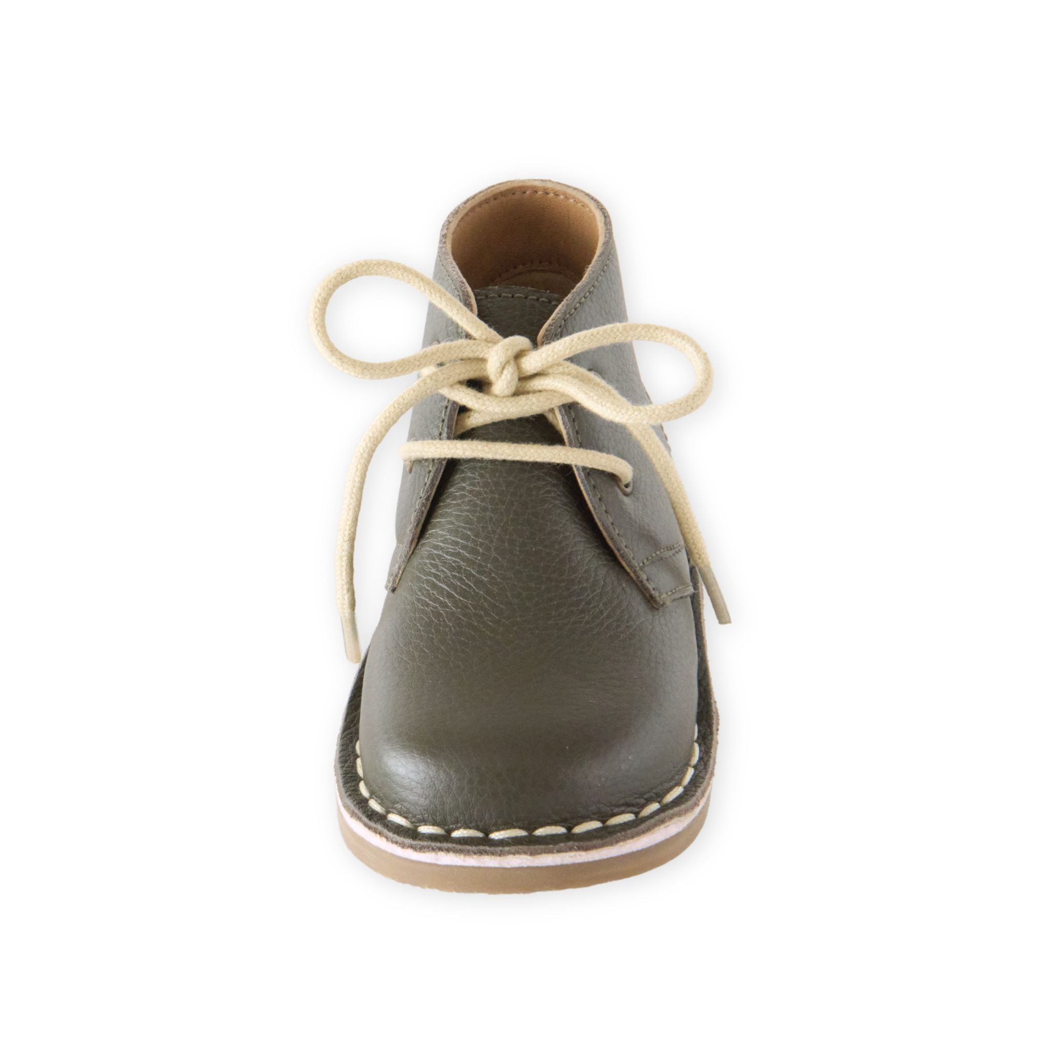 Leather Desert Boot - Olive