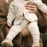 Suede Babble Bootie - Stone