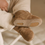 Suede Babble Bootie - Chestnut