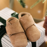 Suede Babble Bootie - Chestnut