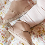 Suede Babble Bootie - Rose