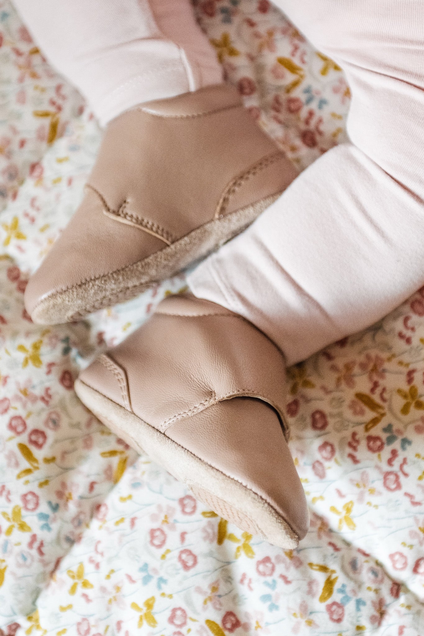 Suede Babble Bootie - Rose