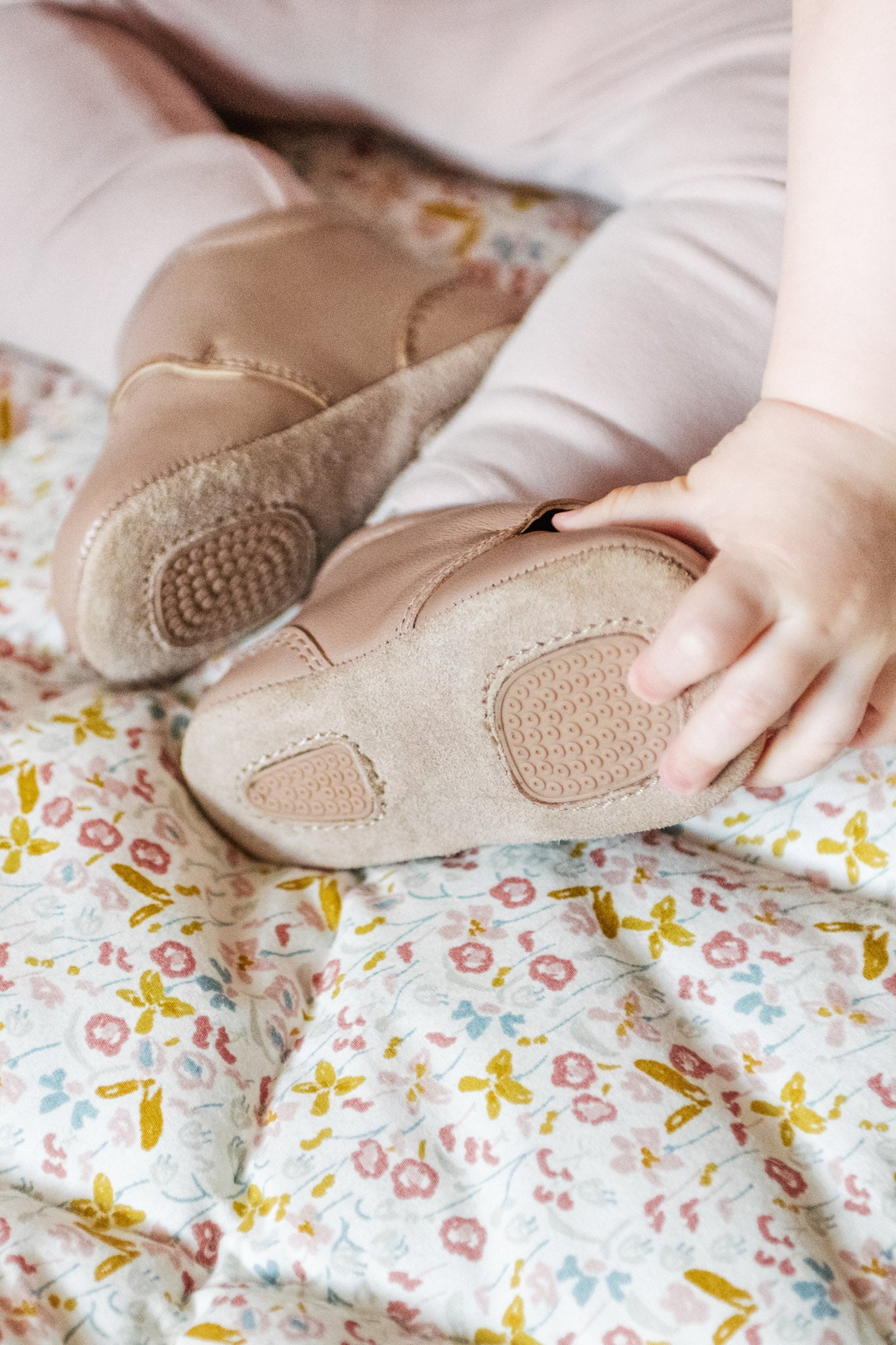 Suede Babble Bootie - Rose