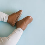 Suede Babble Bootie - Chestnut