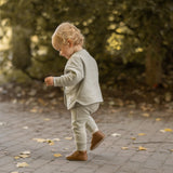 Leather Babble Bootie - Chestnut